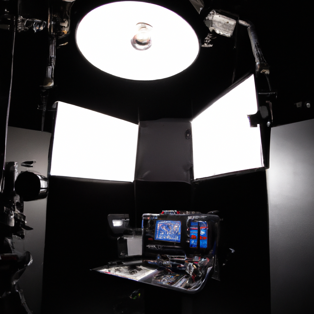 소프트박스와 스트립박스 라이팅 셋업, 림라이트 다이어그램