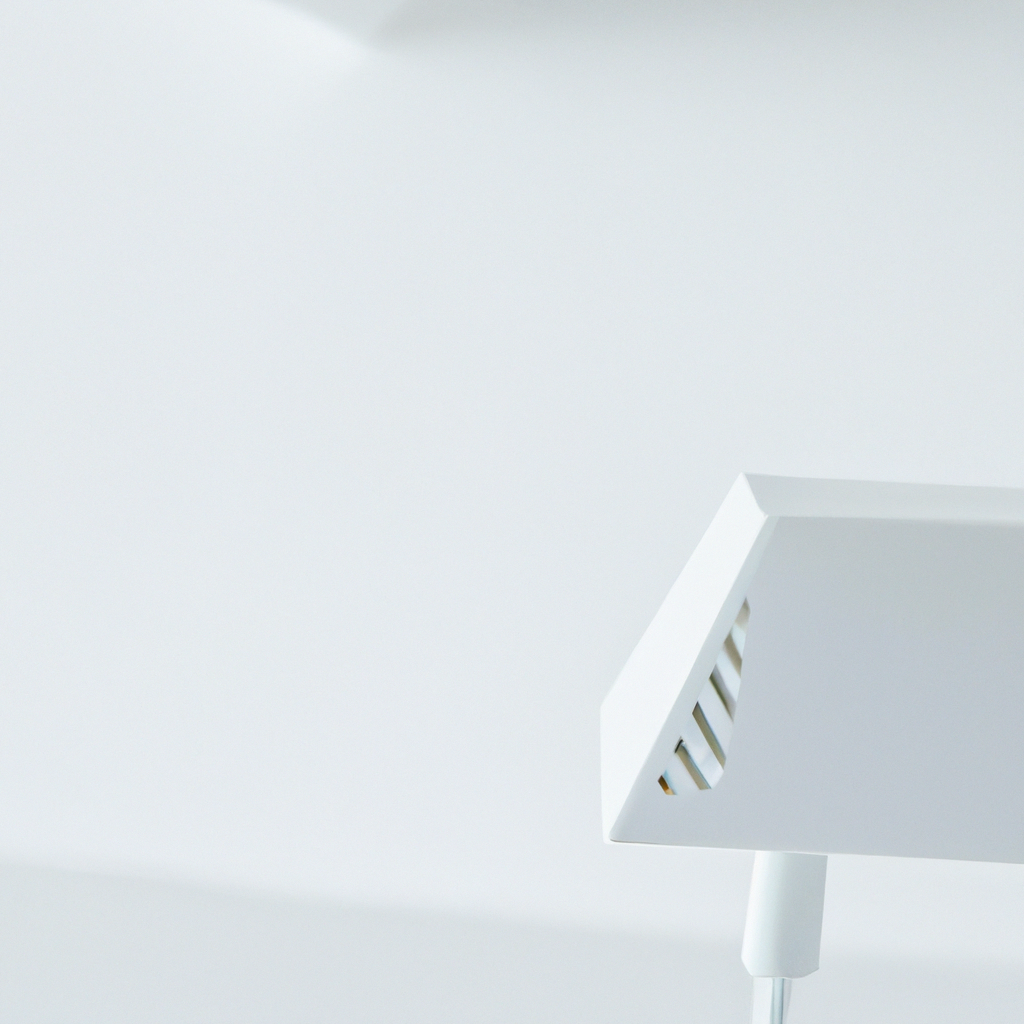 미니멀 스튜디오 코너, 화이트 벽과 디퓨저, 창문빛